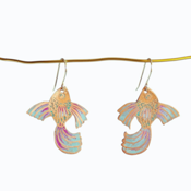 miniatura Pendientes Pez Volador 2