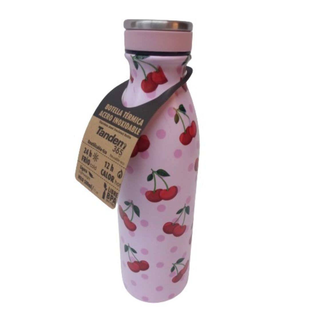 Botella Termica Cherry 500 ml. 