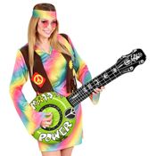 miniatura Banjo Hippie Verde Inflable. 