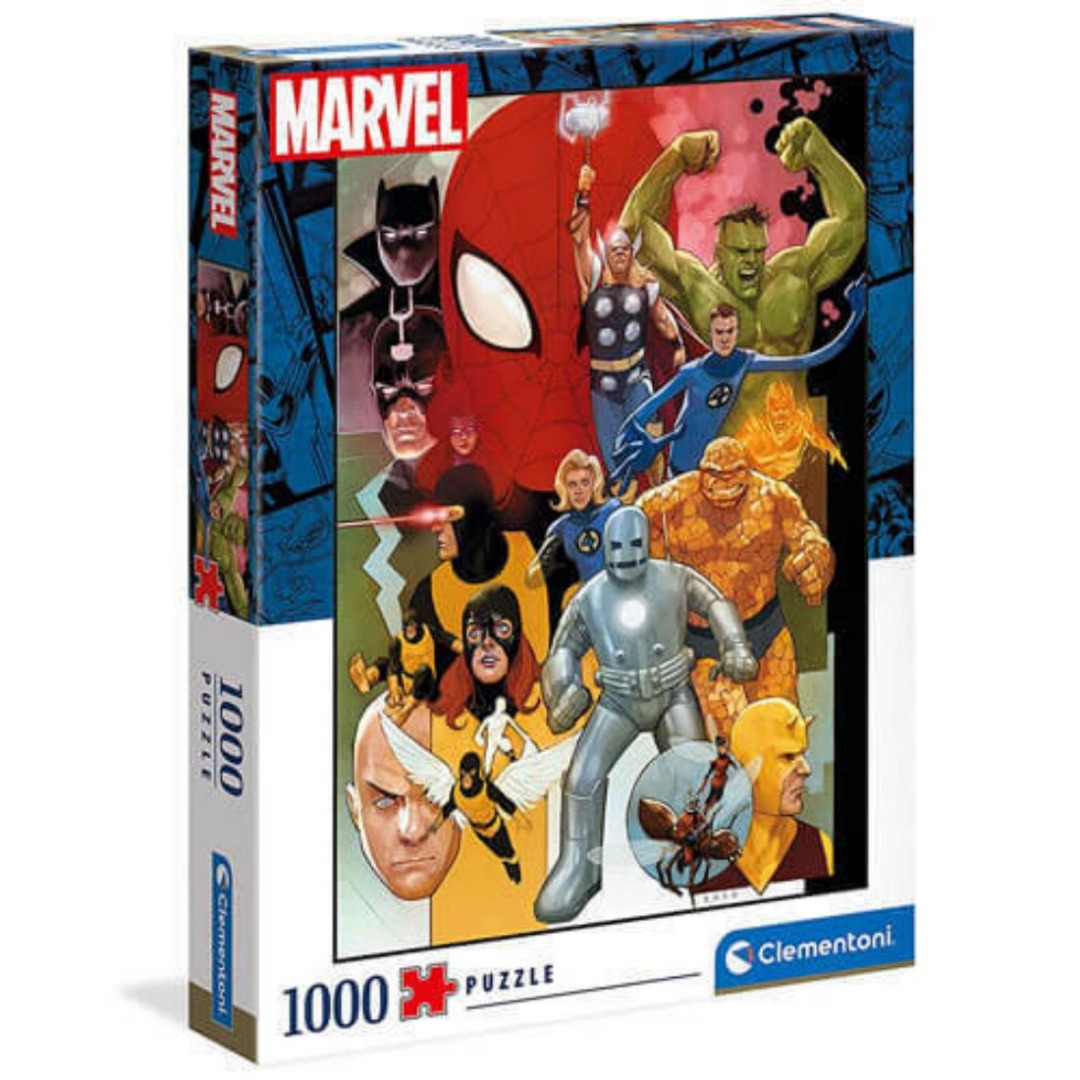 Clementoni Puzzle Clementoni Marvel Clasicos Años 80, 1000 Piezas  Puzzles 