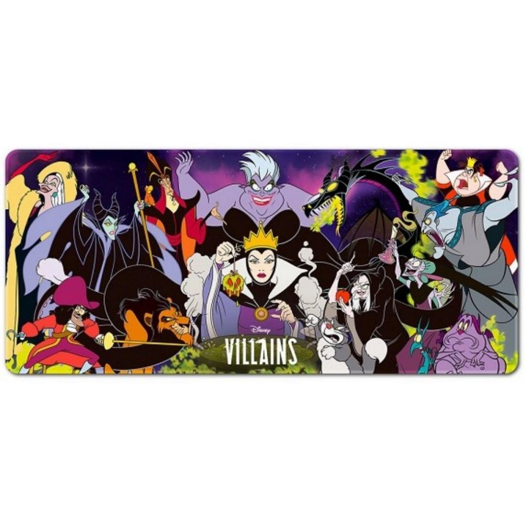 El Reino Friki Tapete Alfombrilla De Escritorio XL Villanos Disney  80x35cm, Antideslizante, Impermeable, ideal en Velocidad y 