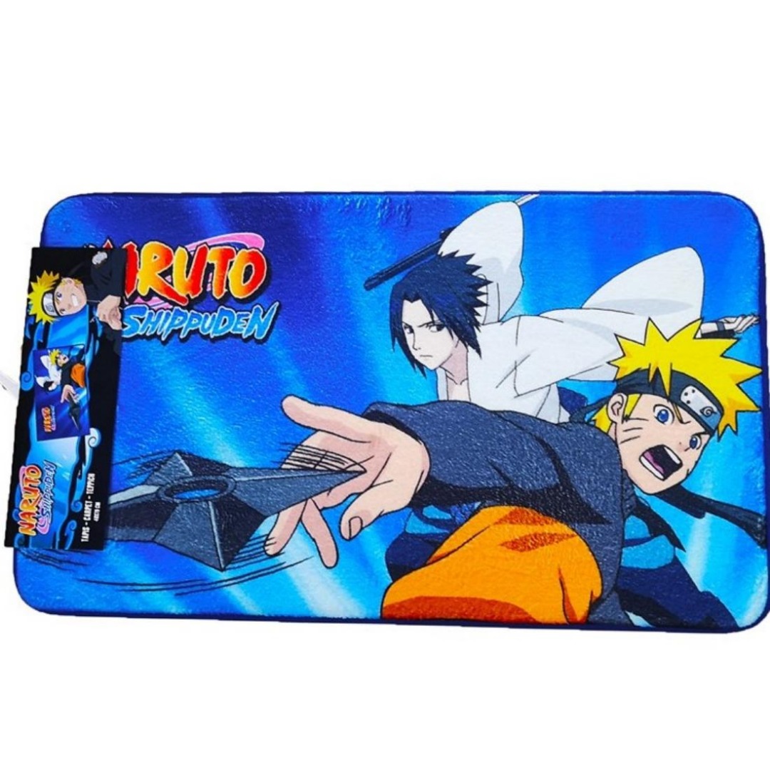 El Reino Friki Alfombra Esterilla Suelo Dormitorio Naruto Sasuke 70x40cm