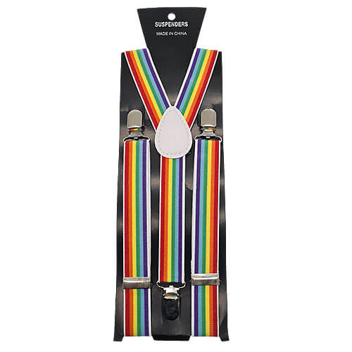 Tirantes Multicolor Arcoíris Adulto.  