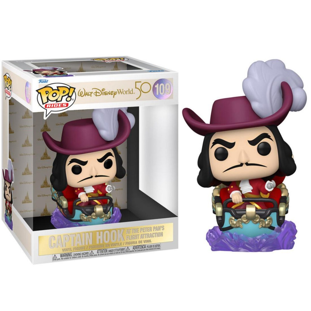 Funko POP! Funko Pop Peter Pan 50TH Disney Capitán Garfio 109 21x17x14cm