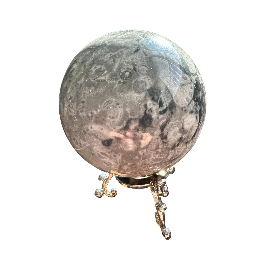 Madre Tierra Esfera Jaspe Oceanico