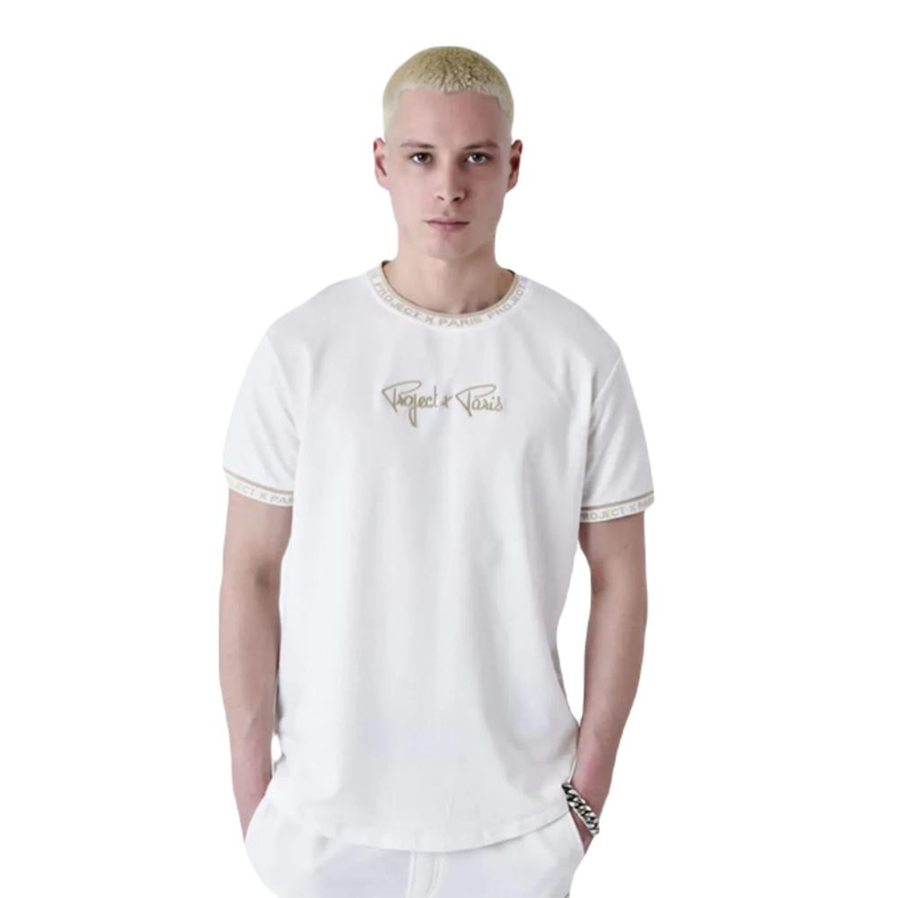 Imagen CAMISETA PROJECT X PARIS LOGO BORDADO BEIGE T SHIRT 2310019-OWBG