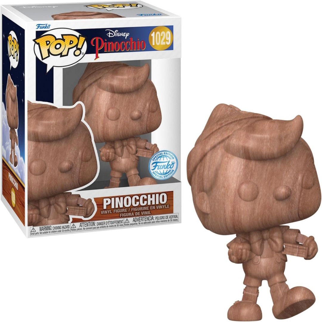 Funko POP! Funko Pop Disney Pinocchio School Pinocho Colegio 1029 Especial Edición Imitando Madera