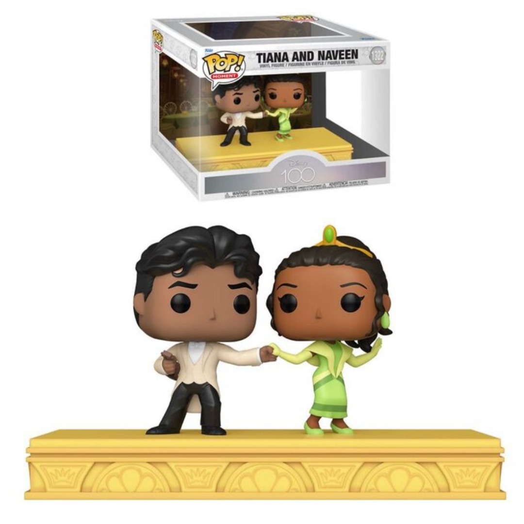 Funko POP! Funko Pop Tiana y el Sapo Disney Tiana y Naveen 100th 1322