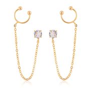 miniatura Pendientes Piercing Eslabones