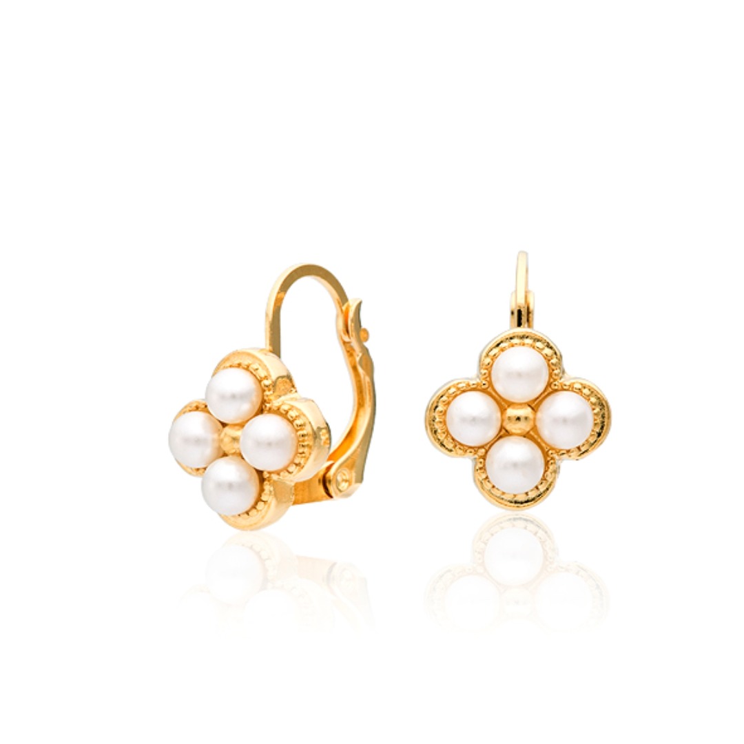 Pendientes Flor de perla