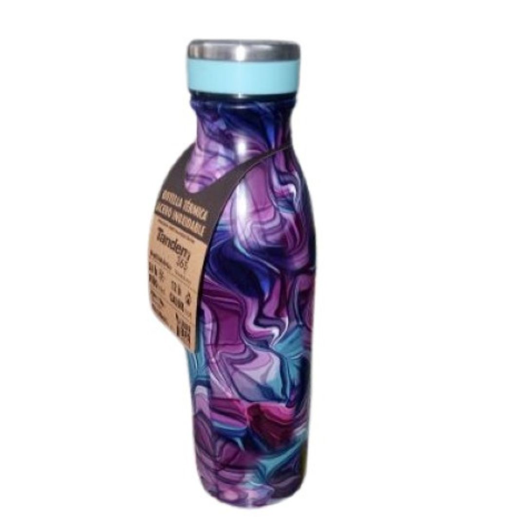 Botella Termica Power Purple 500 ml.