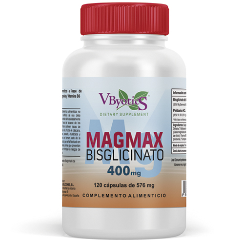 Vbyotics MAGMAX Bisglicinato Bisglicinato Magnesio 400 mg 120 caps Vbyotics