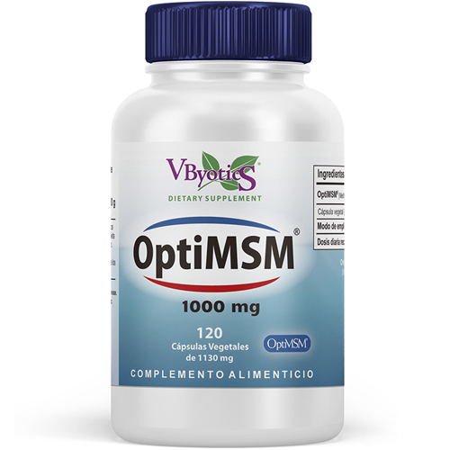 Vbyotics OPTIMSM™ 1000 mg Metilsulfonilmetano 120 vcaps Vbyotics
