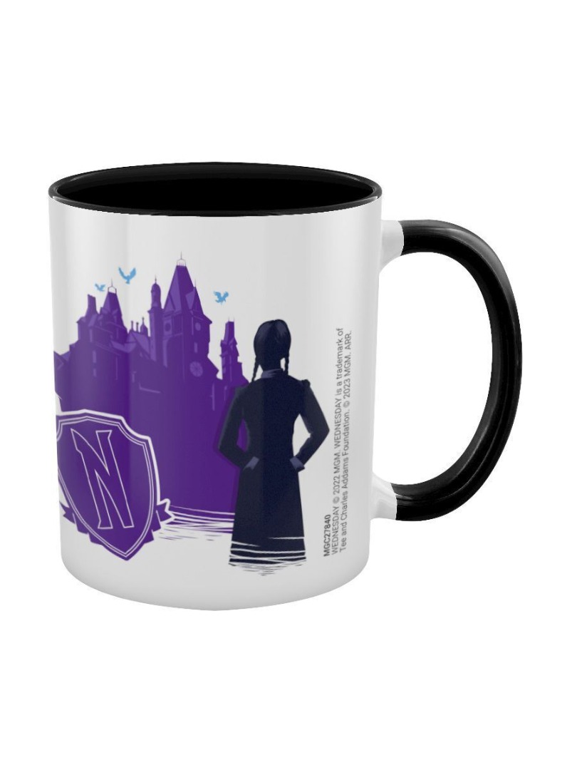 El Reino Friki Taza Mug Cerámica  Pyramid Miercoles Wednesday Escapar de Este Pulgatorio de Adolescentes 315ml