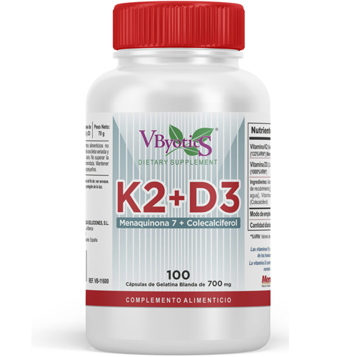 Vbyotics Vitamina K2+D3 100 perlas