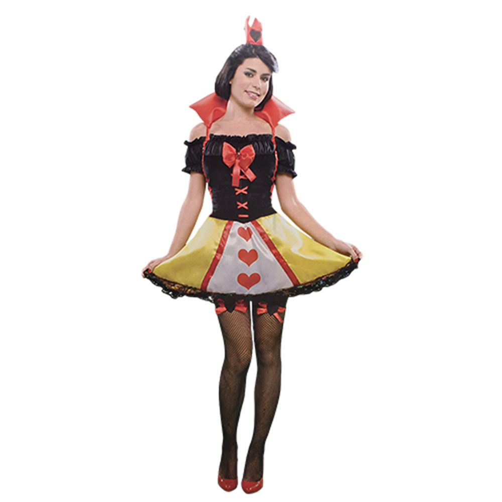 Disfraz de princesa corazones adulto.  