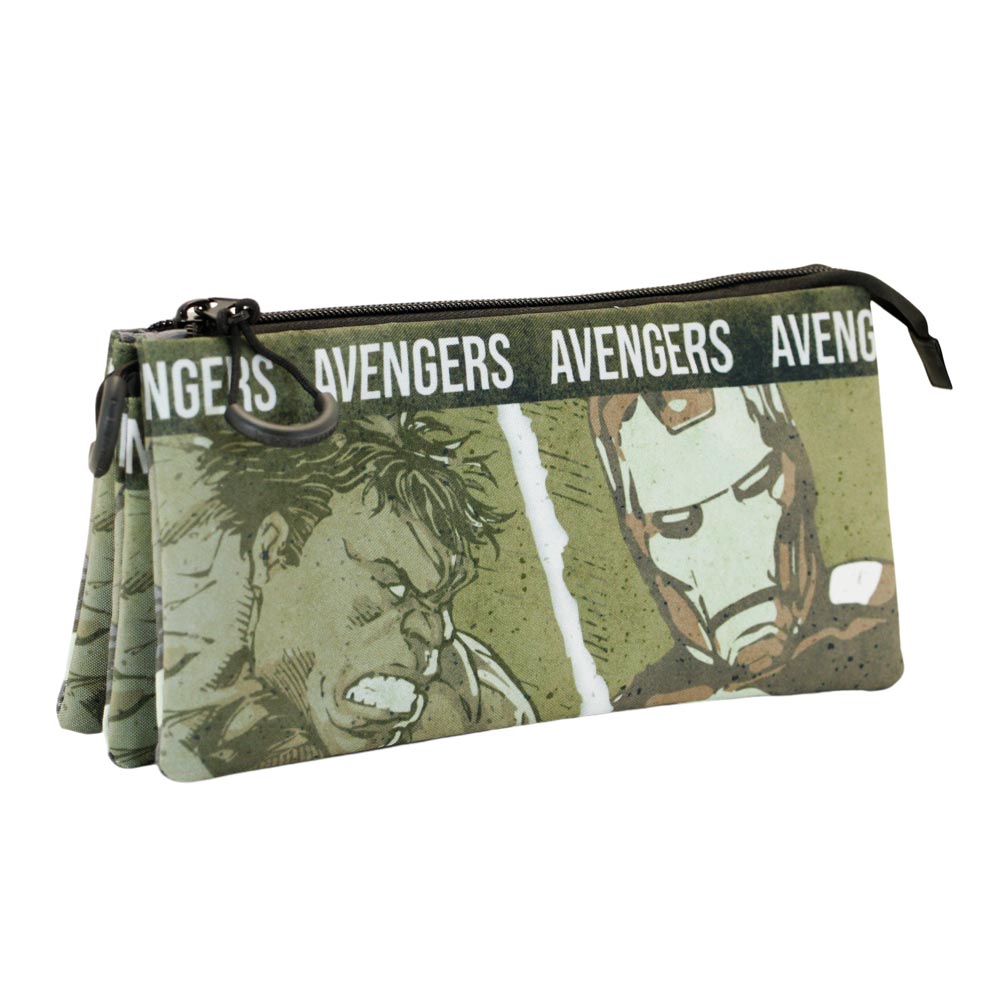 Karactermania Estuche Portatodo Triple Fan Karactermania Marvel Avengers Los Vengadores 23x11x7cm