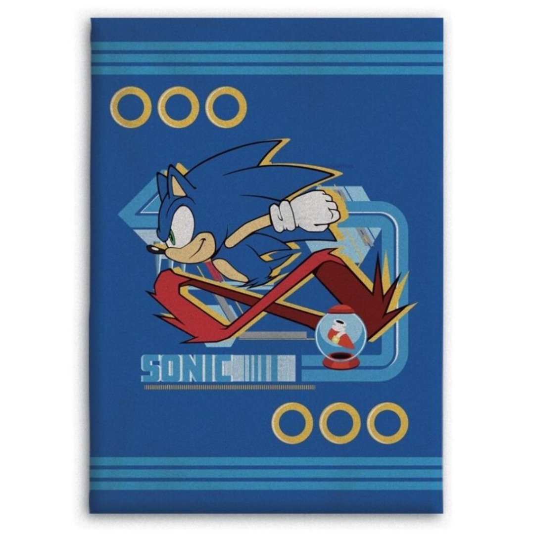 El Reino Friki Manta Polar 8969 Sonic 140x100 cm 100% poliéster
