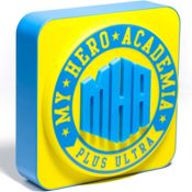 miniatura Lámpara 3D Cartel Punto de Luz Colegio My Hero Academia 20x20cm 1