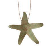 miniatura colgante-artesanal-estrella-mar