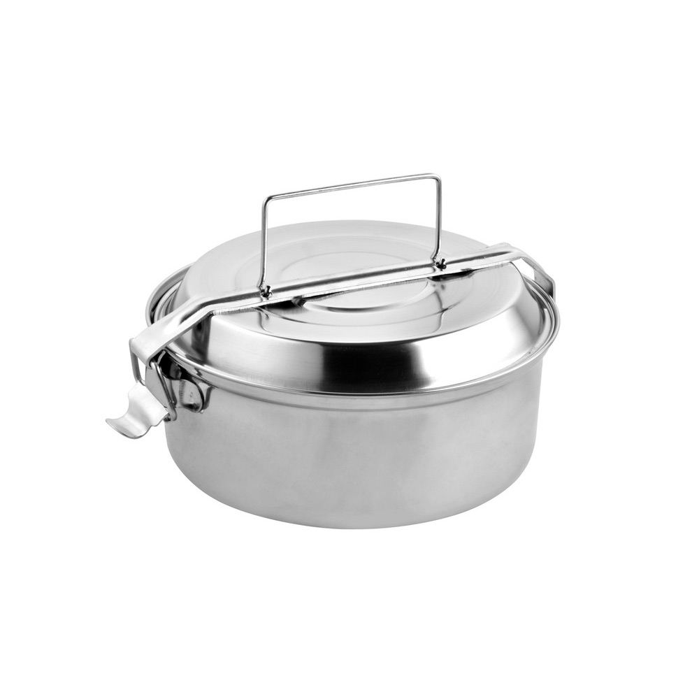 FIAMBRERA ACERO INOXIDABLE CON 2 PLATOS 16CM