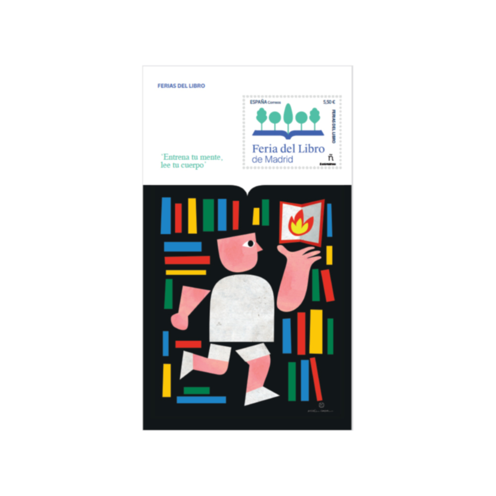 Sello Feria del Libro de Madrid | Ferias del Libro | Hoja Bloque