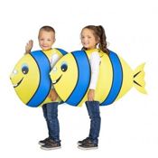 miniatura Disfraz de Pececito Amarillo Unisex Infantil.  