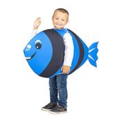 miniatura Disfraz de Pececito Azul Oscuro Unisex Infantil