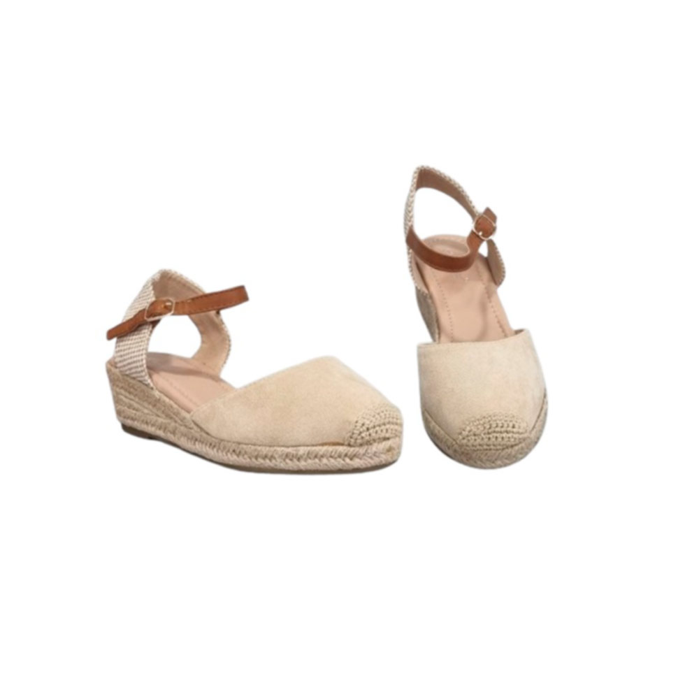 Sandalias de Cuña Cáñamo de 4 cm
