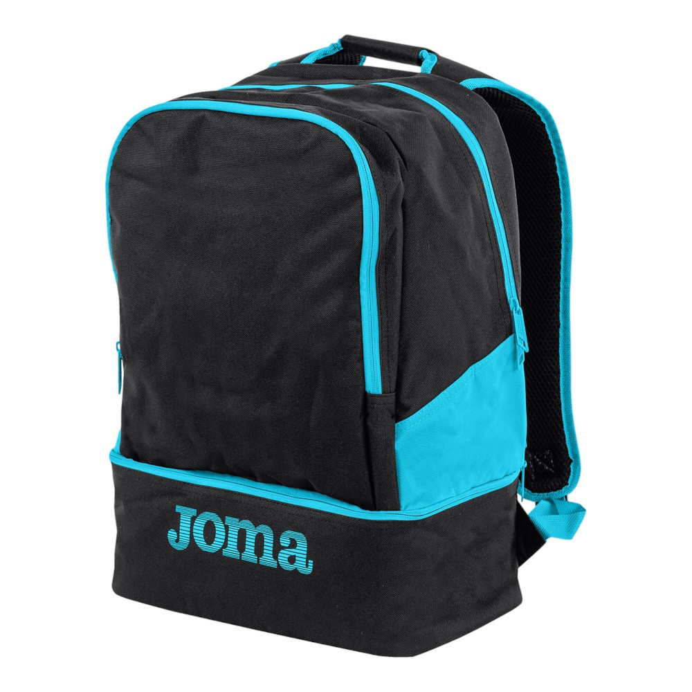 Imagen MOCHILA JOMA ESTADIO III NEGRO TURQUESA 23,8 LITROS BACKPACK 400234-116