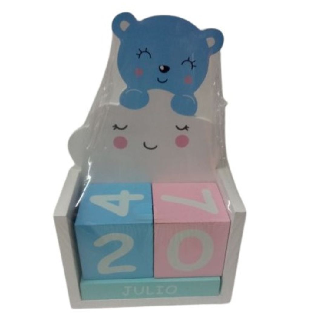 Calendario Bebé Madera