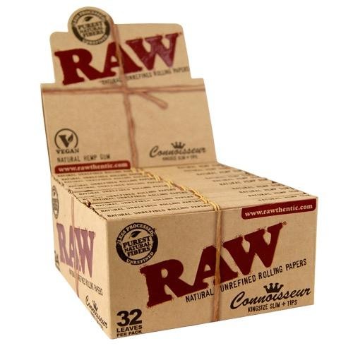 Crawford Professional Raw Connoisseur King Size Classic: Papel + Filtros