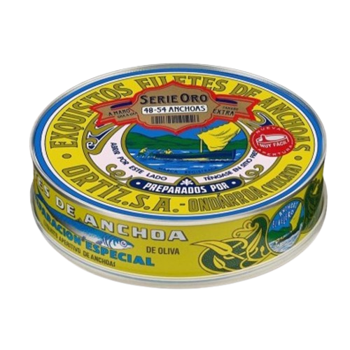 Anchoas Ortiz RO-550 Cantábrico 48-54 filetes