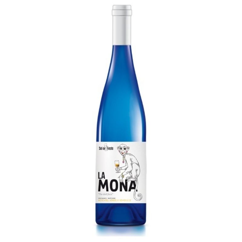 Vino Blanco La Mona Moscatel Ecológico 3/4