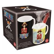 miniatura Taza Mug Cerámica Térmica One Piece Luffy Mágica Cambia de Color 325ml 6
