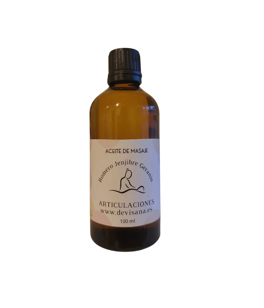 Aceite de masaje Articulaciones - Romero Jengibre Geranio 100 ml
