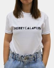 miniatura Camiseta Cherrycalavera Original White delantera