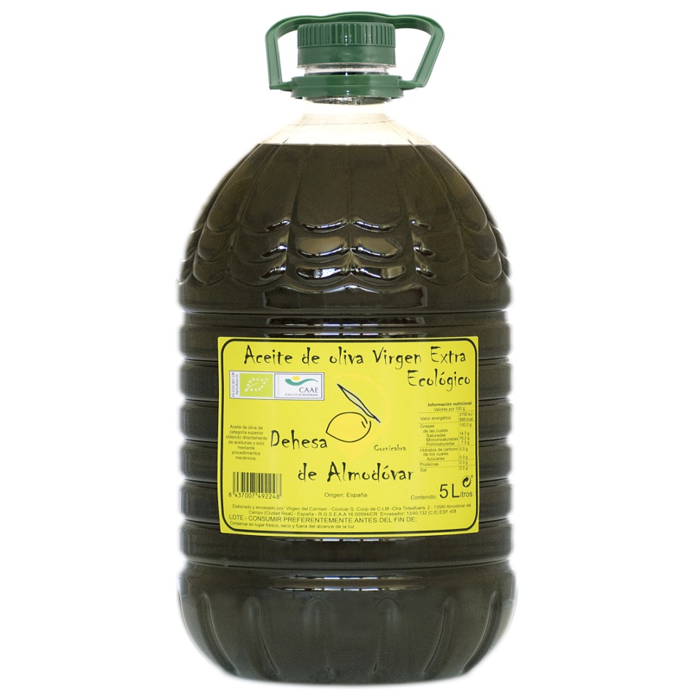 Aceite de oliva virgen extra Ecológico 5L