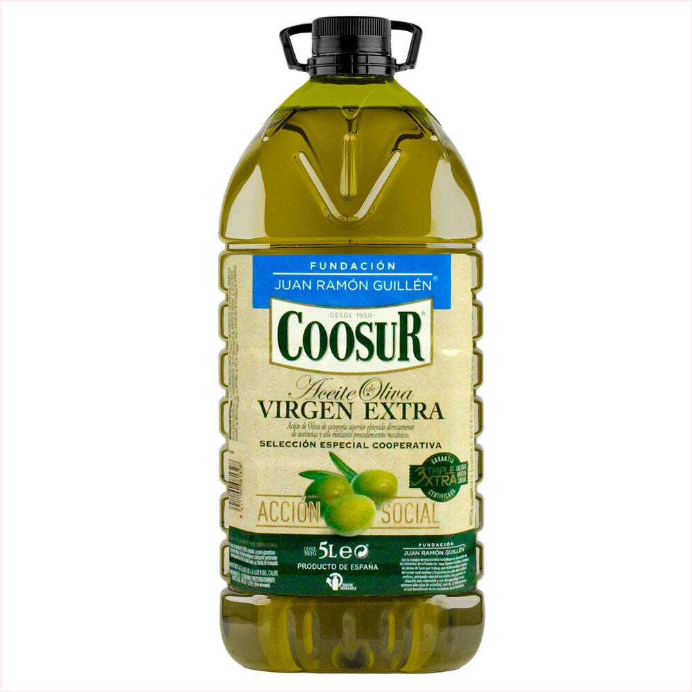 Coosur Garrafa Aceite de oliva virgen extra selección cooperativa Coosur FJRG 5L