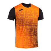 miniatura Imagen CAMISETA JOMA ELITE VIII NEGRO NARANJA RUNNING T SHIRT 101929-108