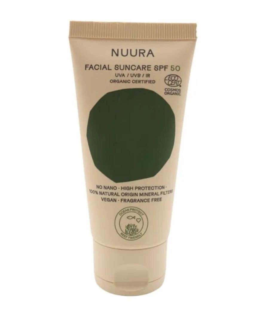 Crema Solar Facial orgánica SPF50 Nuura 50ml