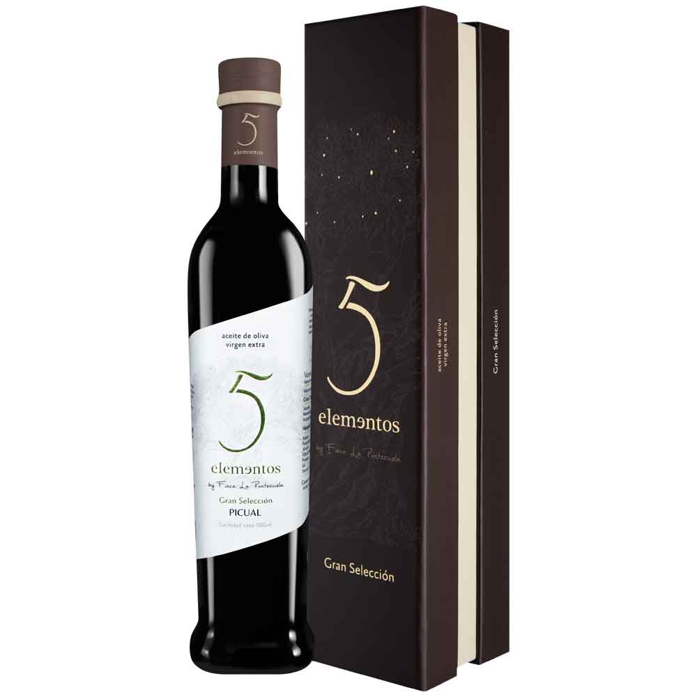 AOVE 5 Elementos Gran Selección Picual Estuche 1×500 ml