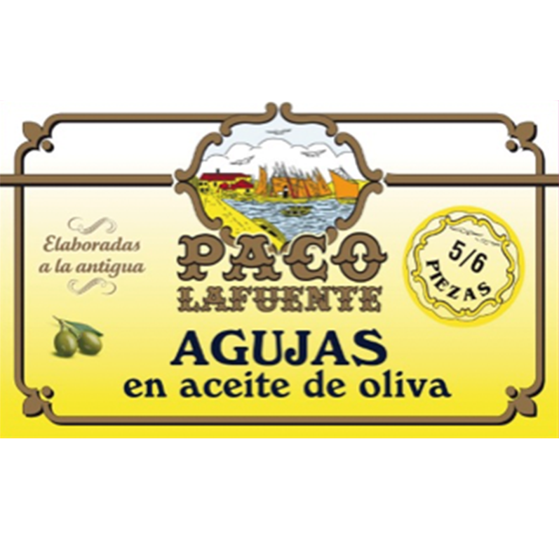Agujas en aceite de oliva 5/6 piezas