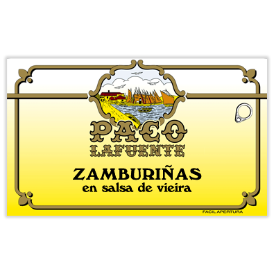 Zamburiñas en salsa de vieira de las Rías Gallegas