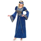 miniatura Disfraz de Dama del Renacimiento Adulto 1