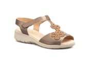 miniatura Sandalias Mujer Piel Velcro 3