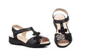 miniatura Sandalias Mujer Piel Velcro 5