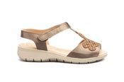 miniatura Sandalias Mujer Piel Velcro 2
