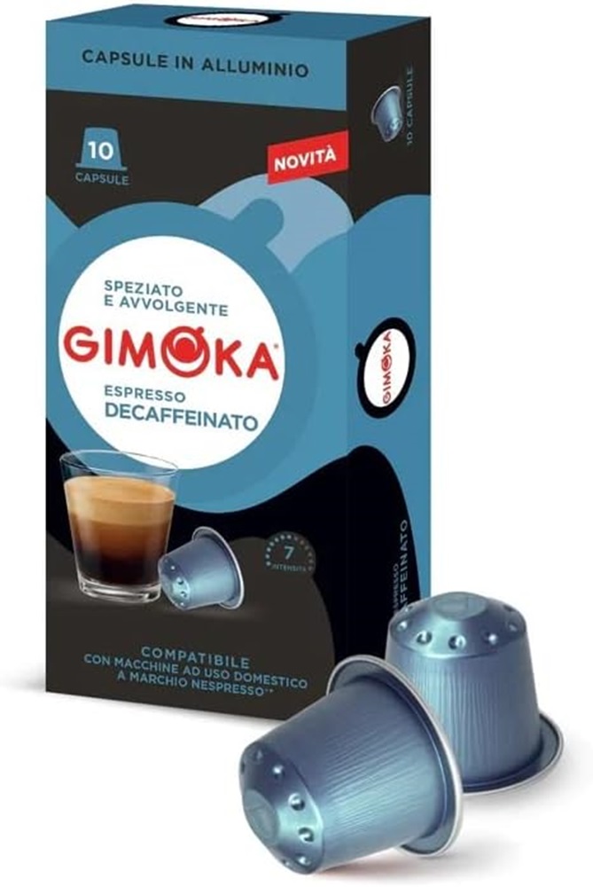 Café Gimoka Espresso Descafeinado 10 Cápsulas