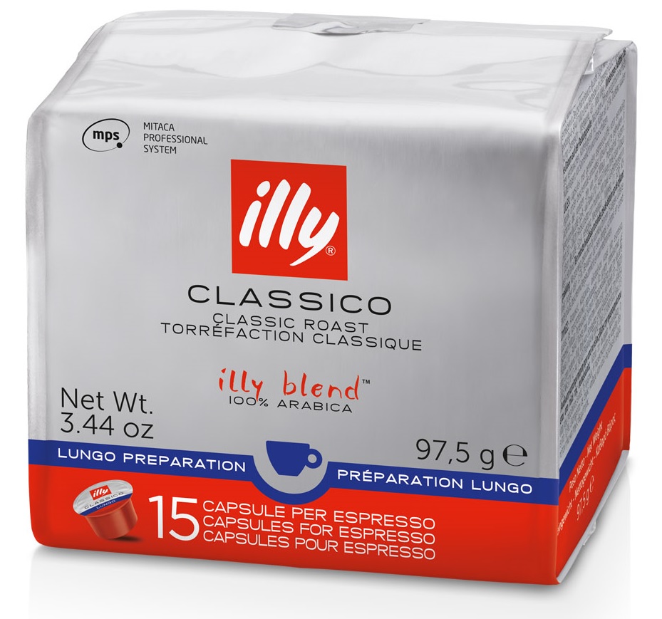Café Illy MPS Classico Lungo 15 cápsulas